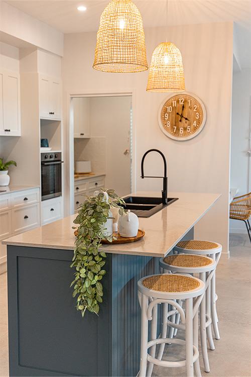 harmony display home kitchen by morcraft custom house builders